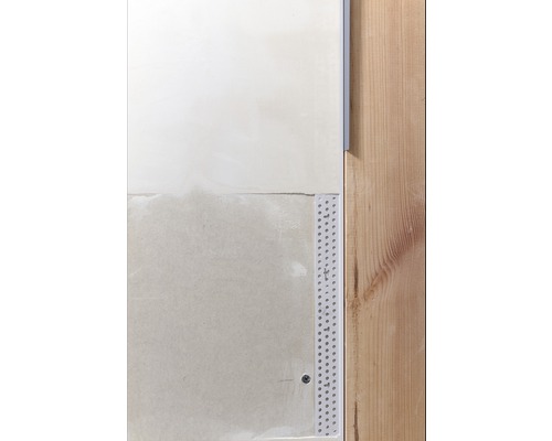 Wandkonstruktion mit Putzprofil und Gipskartonplatte