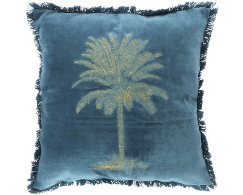 Dekokissen Palme blau 45x45 cm