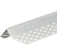 PROTEKTOR WET STICK 90 Grad Kantenprofil PVC selbstklebend für Putzstärke 1 mm 2740 mm x 39 mm x 39 mm x 0,8 mm Pack = 50 St