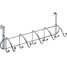 5er Türhängegarderobe verchromt 430 mm, 1 Stück