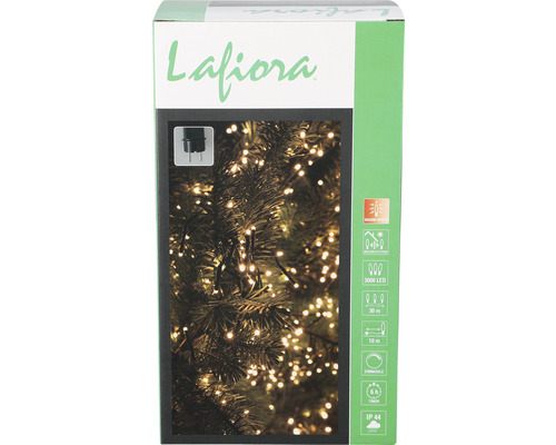 Verpackung Lichterkette mit 3000 LEDs für den Innen- und Außenbereich