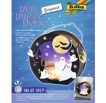Papierlaternen Bastelset mit Geistermotiv und LED Licht