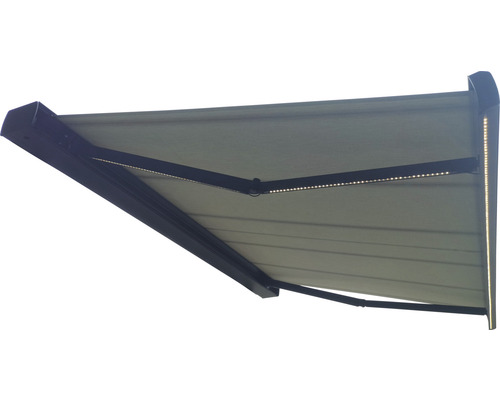 Markise mit LED-Beleuchtung