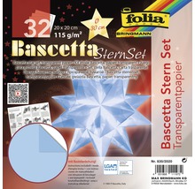 Bascetta Stern Set, transparentes Papier, Bastelset