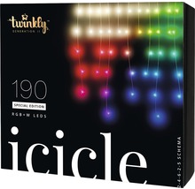 Twinkly Icicle Lichterkette mit 190 RGBW LEDs, Special Edition, Produktverpackung