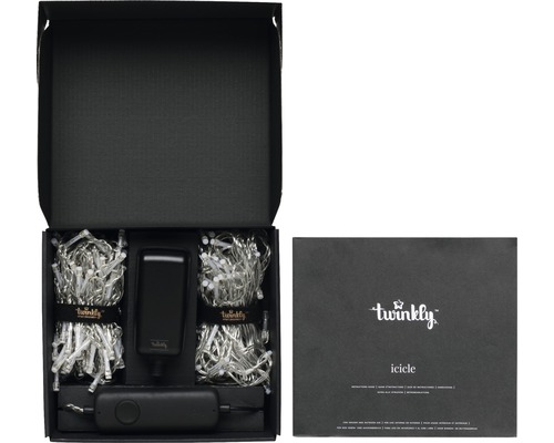 Twinkly Lichterkette Eiszapfen in geöffneter Verpackung