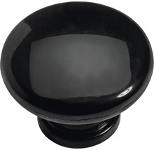 Möbelknopf Kunststoff schwarz Ø 40 mm, 1 Stück-thumb-0