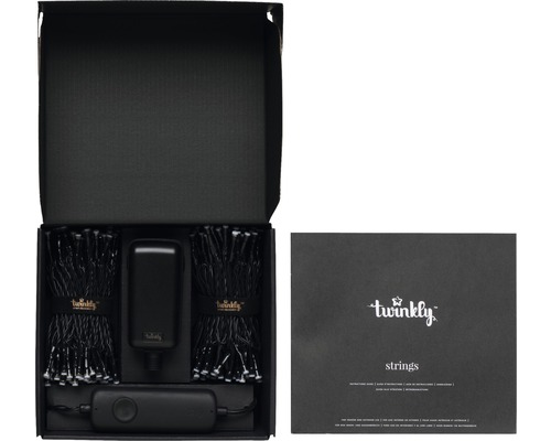 Twinkly Strings Lichterkette im geöffneten Karton
