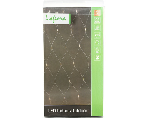 Lichterkette mit LED-Netz für Innen- und Außenbereich