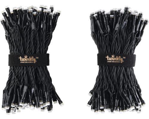 Zwei gebündelte smarte Lichterketten von Twinkly