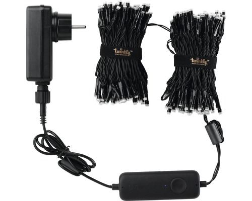 Twinkly Lichterkette mit Stromanschluss und Bedienelement