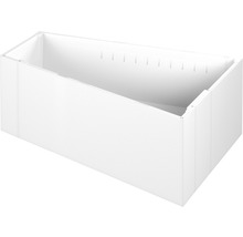 Weiße Aufbewahrungsbox aus Kunststoff