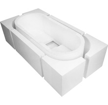 Badewanne mit Wannenträger zur Montage
