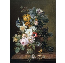 Leinwandbild Stillleben mit Blumen 70x100 cm-thumb-0