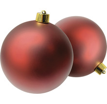 Zwei Christbaumkugeln