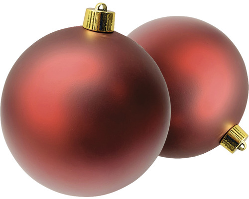 Zwei Christbaumkugeln