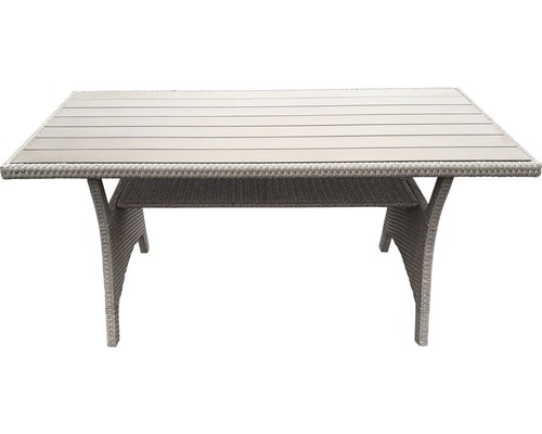 Gartentisch mit Stauraum aus Rattan