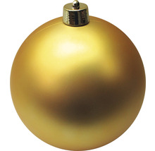 Goldene Weihnachtskugel für den Weihnachtsbaum