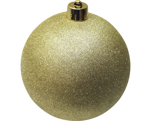 Weihnachtskugel groß XXL Lafiora Ø 30 cm gold glitter