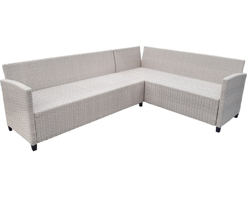Ecksofa aus Rattan für den Außenbereich