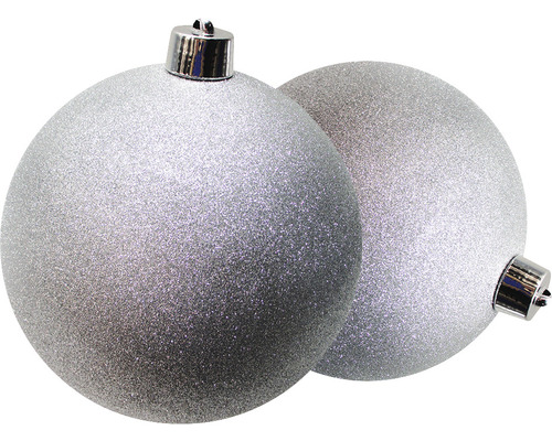 Zwei Christbaumkugeln