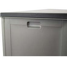 Kissenbox Marla 143,5 x 53 x 57 cm 390 Liter abschließbar Kunststoff grau-thumb-4