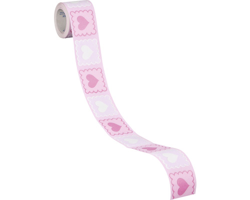 Rolle Geschenkband mit Herzmotiven