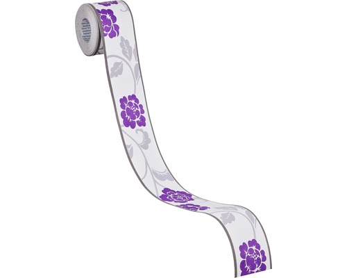 Tapetenbordüre mit Blumenmuster auf Rolle