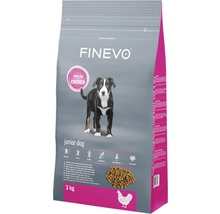 Hundefutter trocken FINEVO Junior Dog Huhn 3 kg-thumb-0