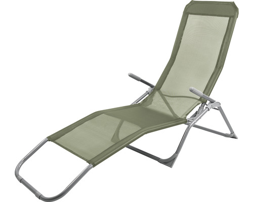 Sonnenliege Garden Place Bella mit Textilgewebe klappbar khaki