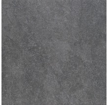 Wand- und Bodenfliese Udine Schwarz unglasiert 80 x 80 cm