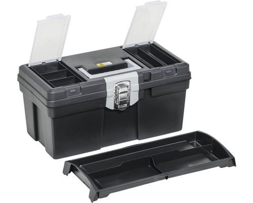 Werkzeugkasten aus Kunststoff mit herausnehmbarem Einsatz