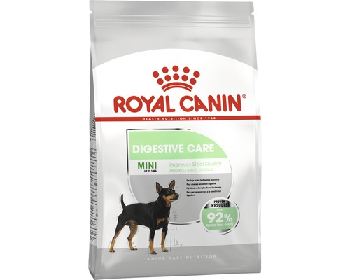 Hundefutter trocken ROYAL CANIN Mini Digestive Care 8 kg Royal Canin Digestive Care Mini Hundetrockenfutter Verpackung