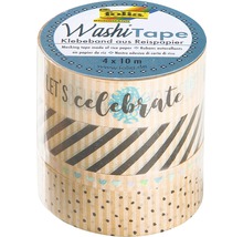 Washi-Tape Kraftpapier 4er Set