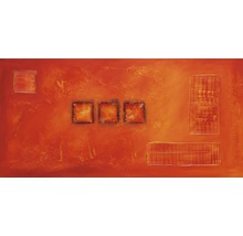 Abstraktes Gemälde mit verschiedenen geometrischen Formen