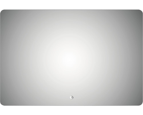 Rechteckiger Spiegel mit abgerundeten Ecken