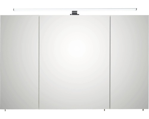 Spiegelschrank mit drei Türen und Beleuchtung