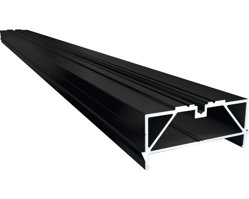 Unterkonstruktion TWIXT-Isostep aluminium 30x64x4000 mm Schwarzes Aluminiumprofil