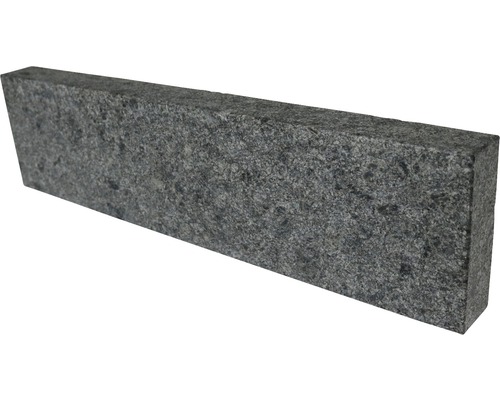 FLAIRSTONE Granit Randstein Cenith Silver grey gesägt 60 x 5 x 15 cm