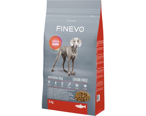 Hundefutter trocken FINEVO Sensitive Dog Lachs getreidefrei 3 kg Hundefutter trocken FINEVO Sensitive Dog Lachs getreidefrei 3 kg