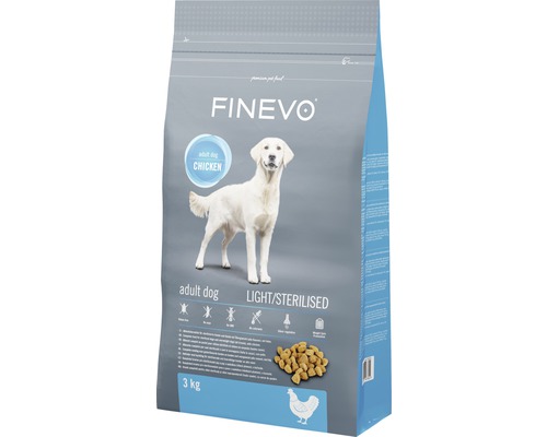 Hundefutter trocken FINEVO Sterilised Dog Huhn 3 kg Hundefutter trocken FINEVO Sterilised Dog Huhn 3 kg