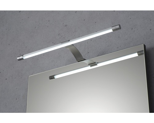 LED Aufsatzleuchte pelipal Twin Capri 40 cm silber | HORNBACH
