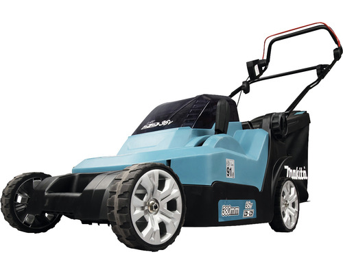 Makita Akku-Rasenmäher mit Fangkorb