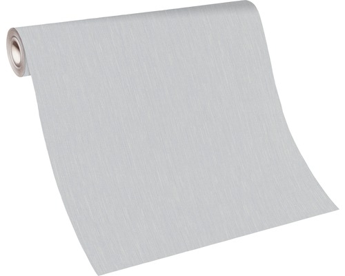 Rolle graue Tapete mit Textiloptik