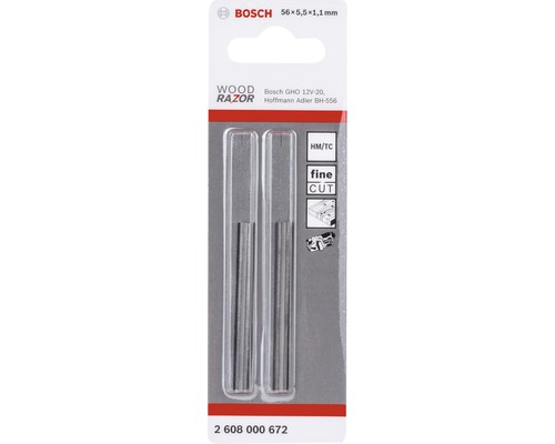 Bosch Hobelmesser Set 56x5,5x1,1 Millimeter