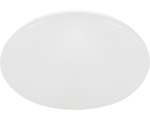 LED Sensor Deckenleuchte IP 20 18W 1600 lm 4000 K Ø 38,9 cm weiß + Sternenhimmel Deckenleuchte in ovaler Form
