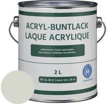 Acryl-Buntlack seidenmatt lichtgrau 2 l