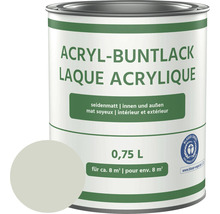 Acryl-Buntlack seidenmatt lichtgrau 750 ml-thumb-0