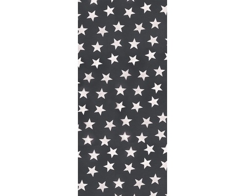 Tischläufer Miami Druck Stars dunkelgrau 40 x 150 cm