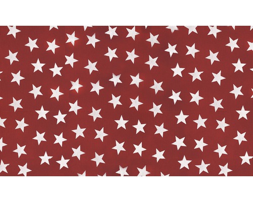Tischläufer Miami Druck Stars rot 40 x 150 cm